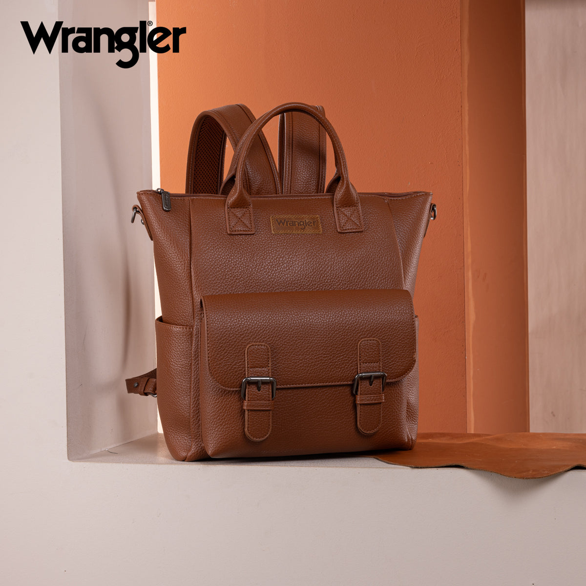 Wrangler PU business travel backpack