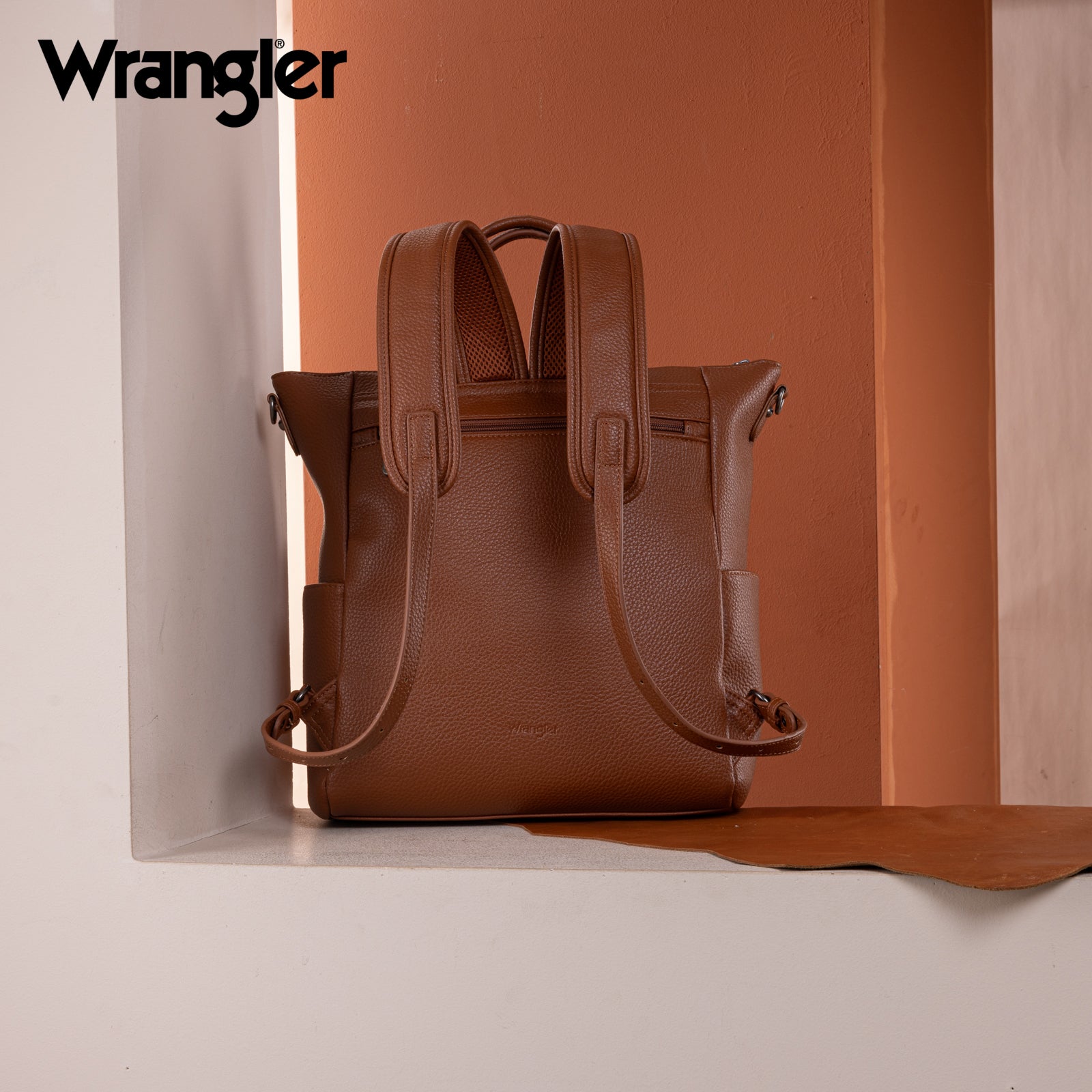 Wrangler PU business travel backpack