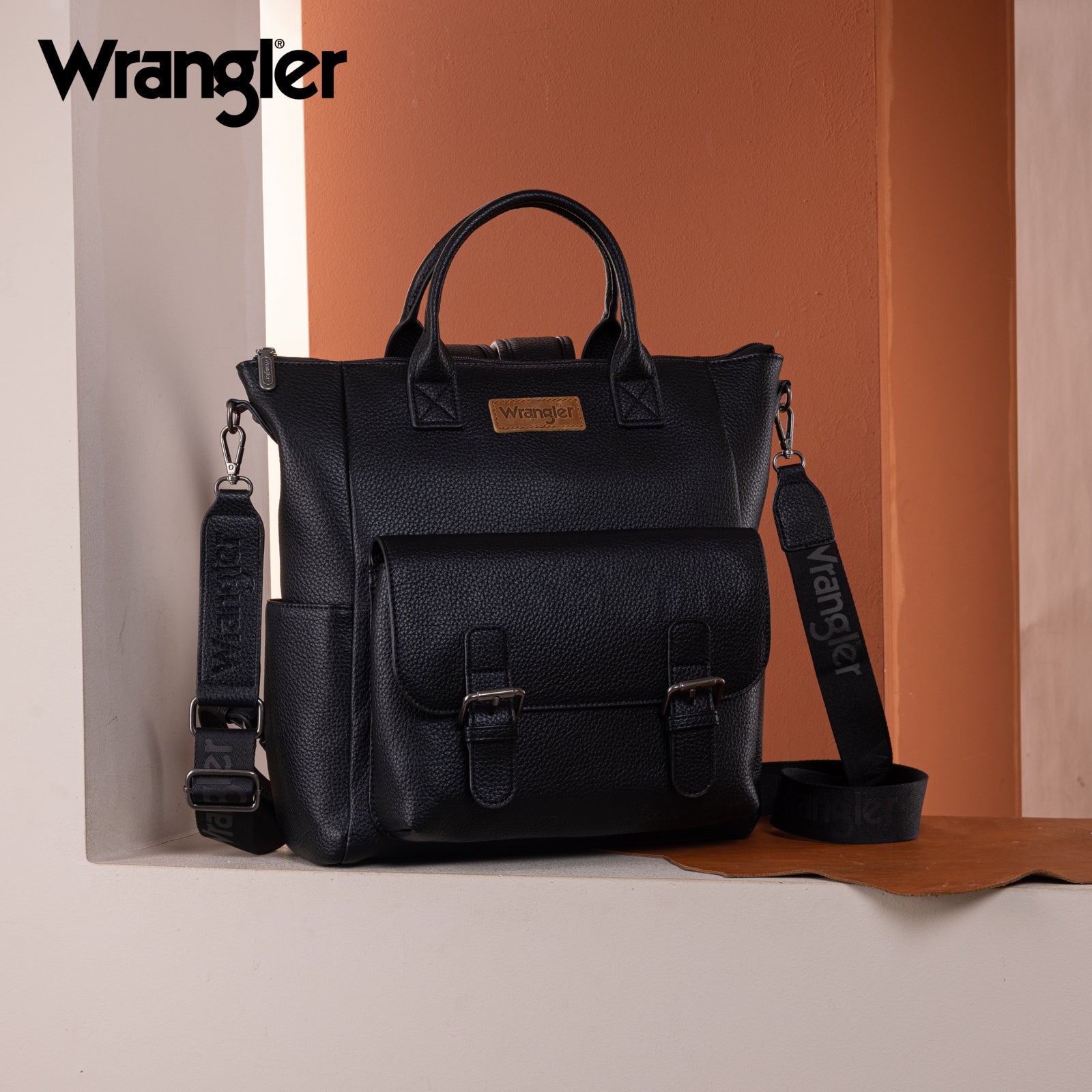 Wrangler PU business travel backpack