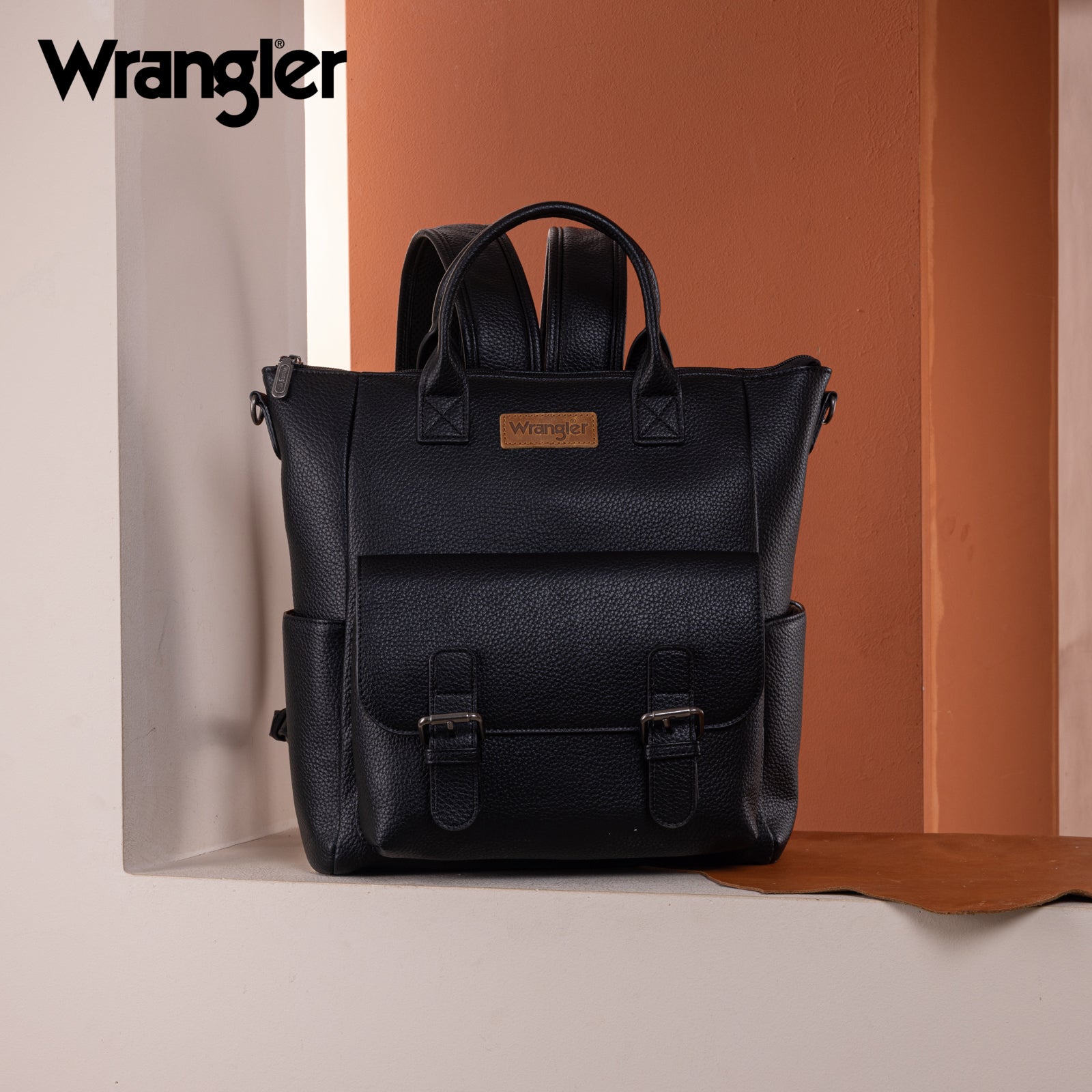 Wrangler PU business travel backpack