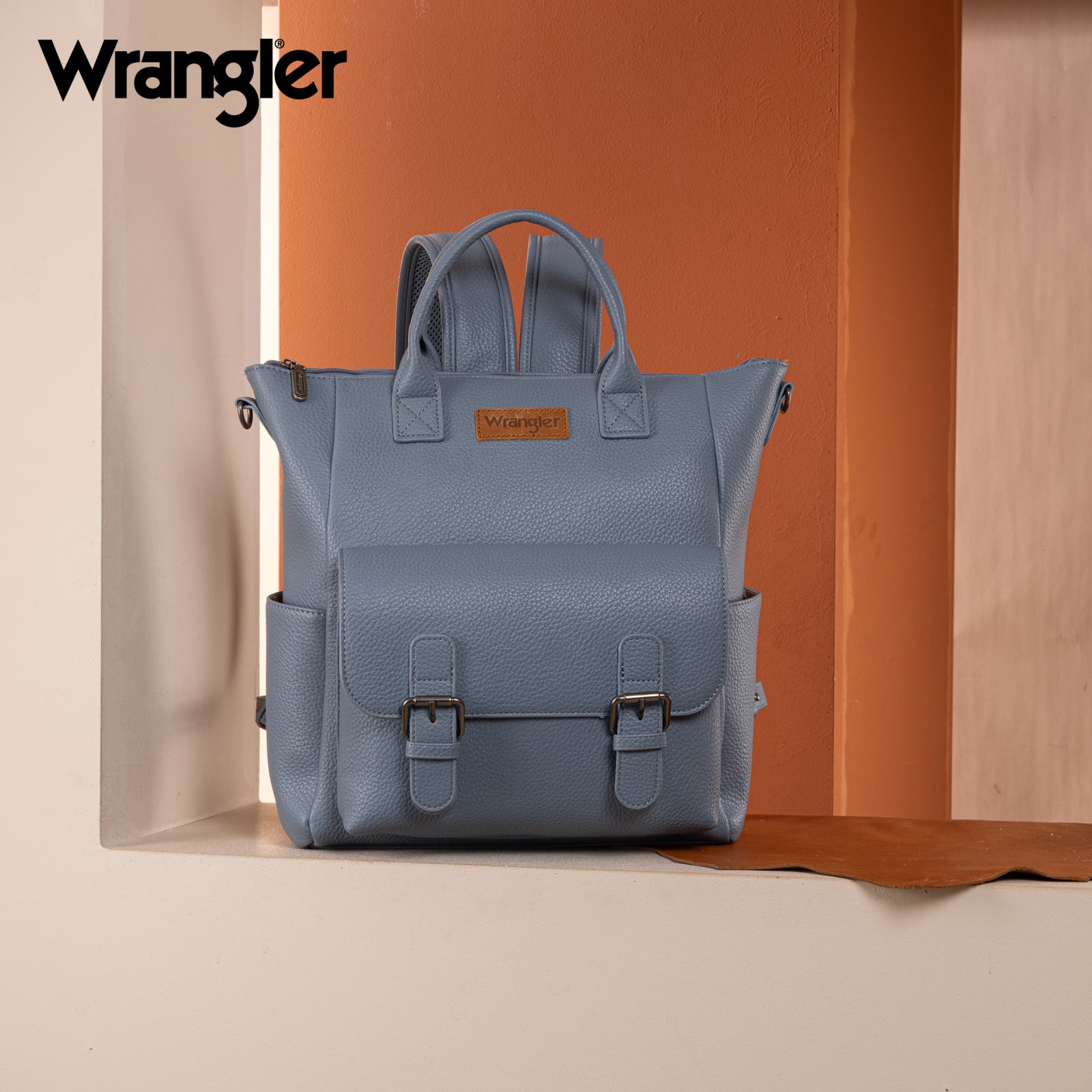 Wrangler PU business travel backpack