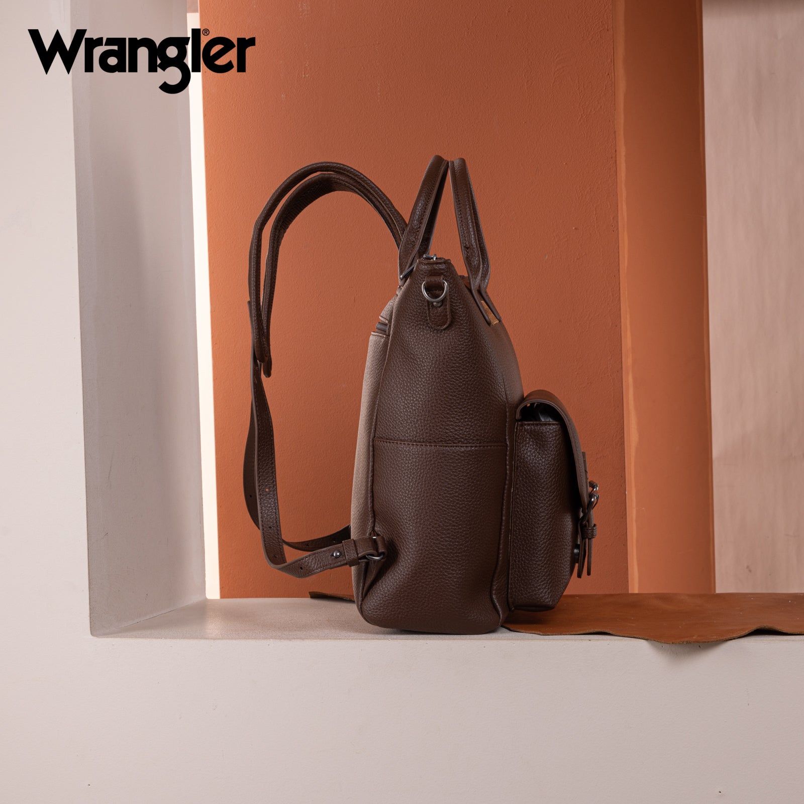 Wrangler PU business travel backpack