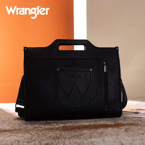 Wrangler Genuine Cowhide Carry-All Cowhide Large Tote/Crossbody