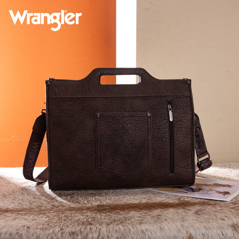Wrangler Genuine Cowhide Carry-All Cowhide Large Tote/Crossbody