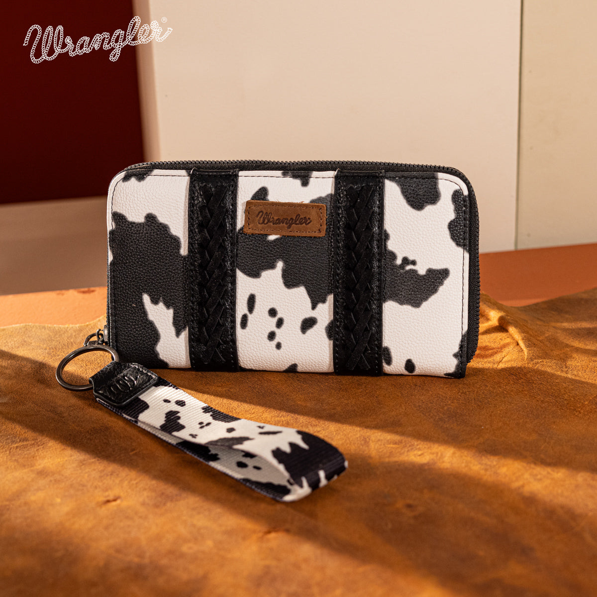 Wrangler Cow Print Bag Set