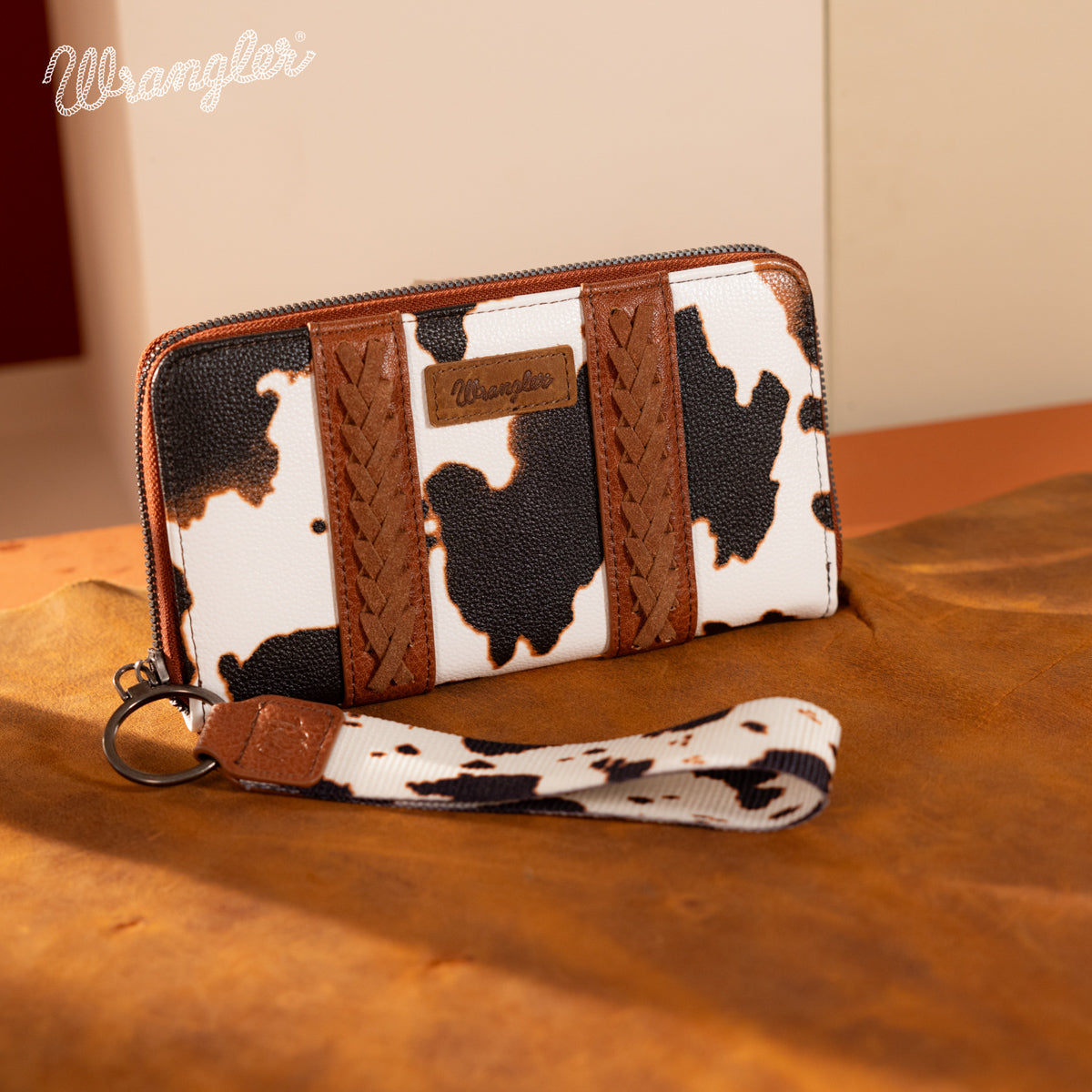 Wrangler Cow Print Wallet