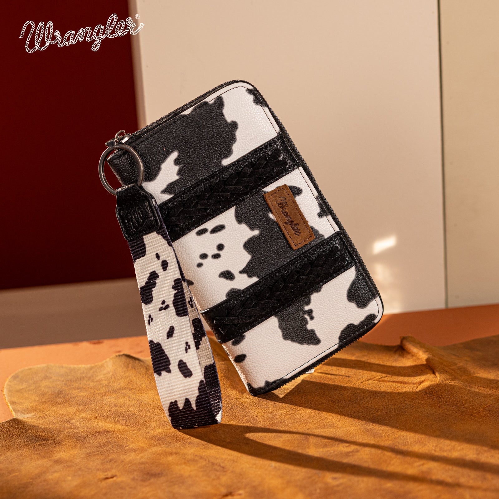 Wrangler Cow Print Bag Set