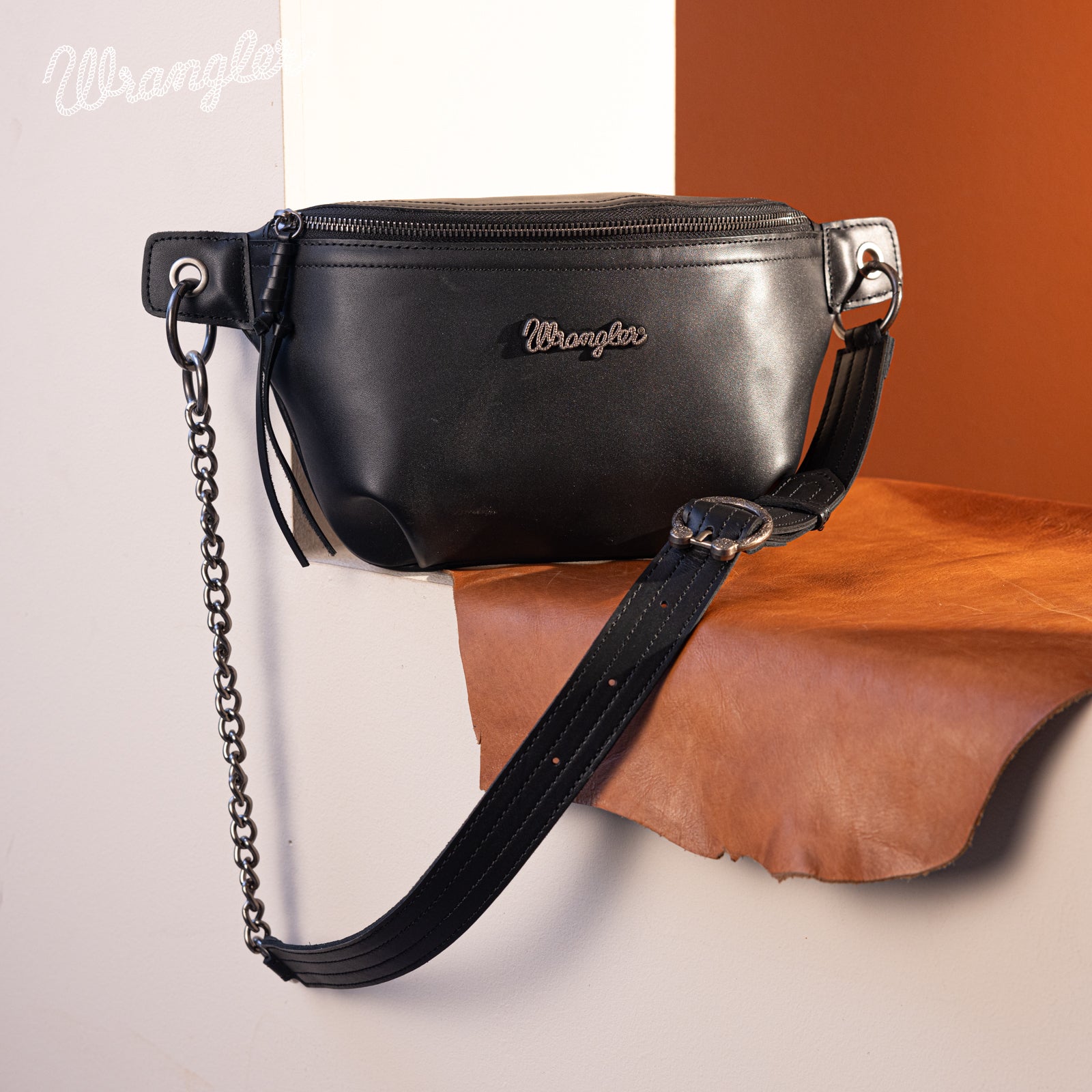 Wrangler Genuine Leather Belt Bag