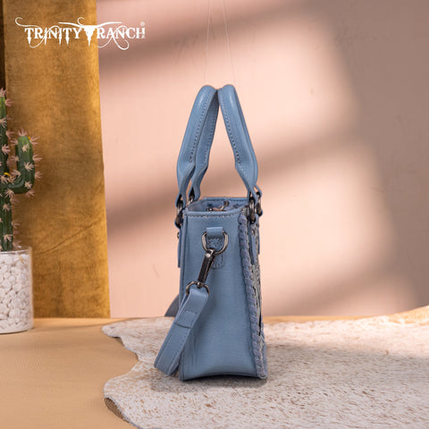 Trinity Ranch Floral Tooled Collection Mini Tote/Crossbody
