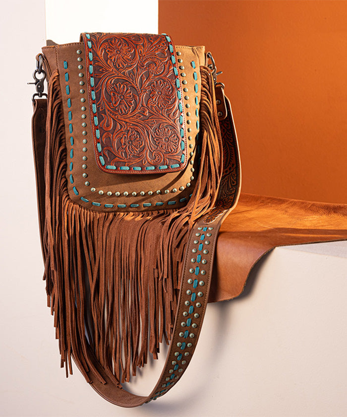Trinity_ Ranch_Floral_Tooled_Fringe_Concealed _Carry_Crossbody_Brown