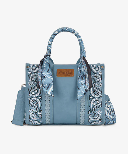 Wrangler Western Desert Paisley Tote Bag Jean