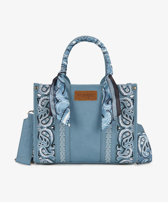 Wrangler Western Desert Paisley Tote Bag Jean