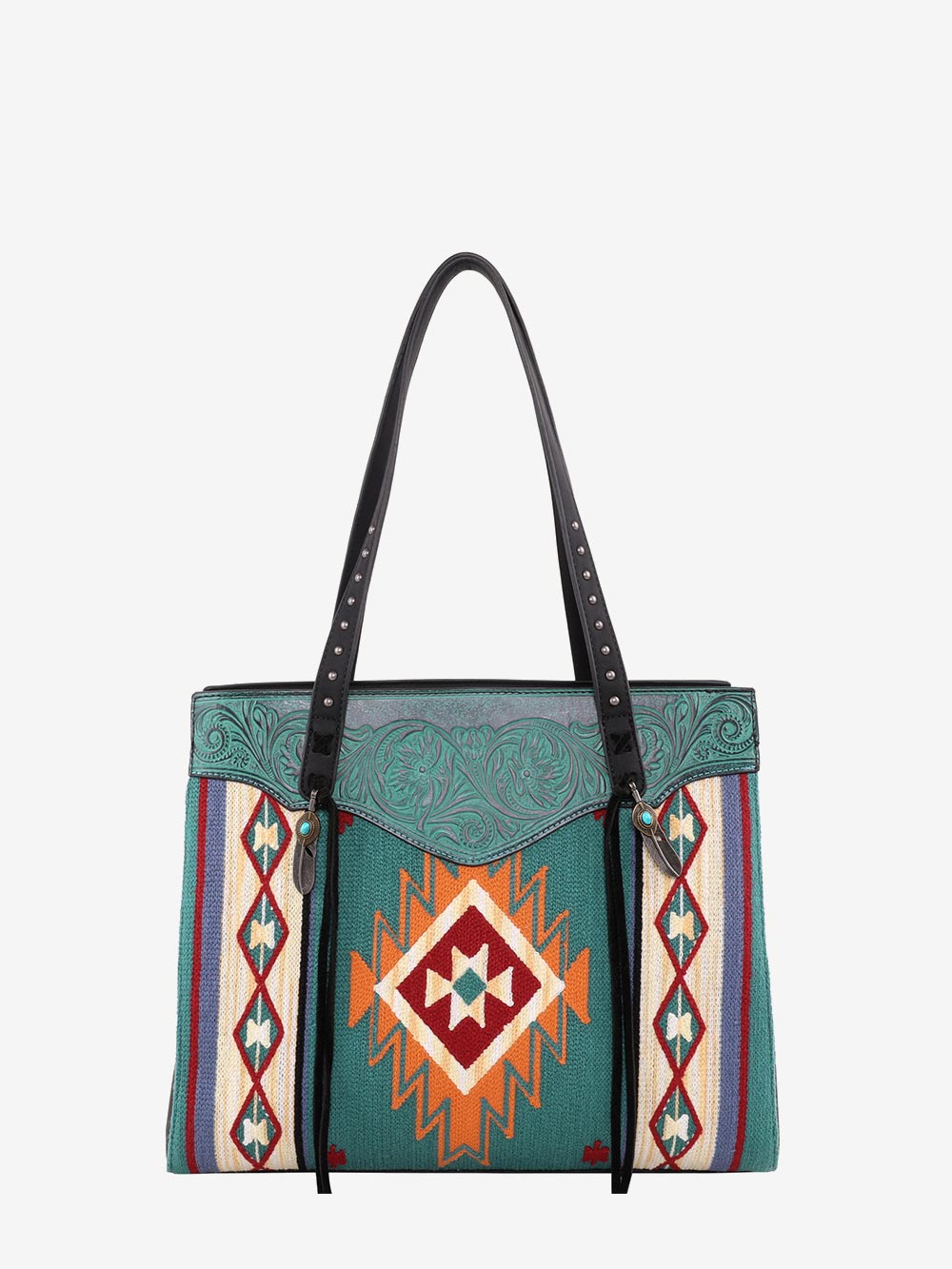 Trinity Ranch Aztec Tapestry Concealed Carry Tote - Montana West World