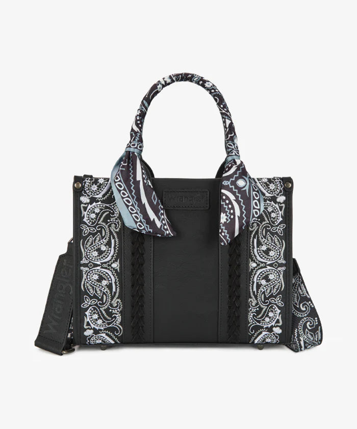Wrangler Western Desert Paisley Tote Bag