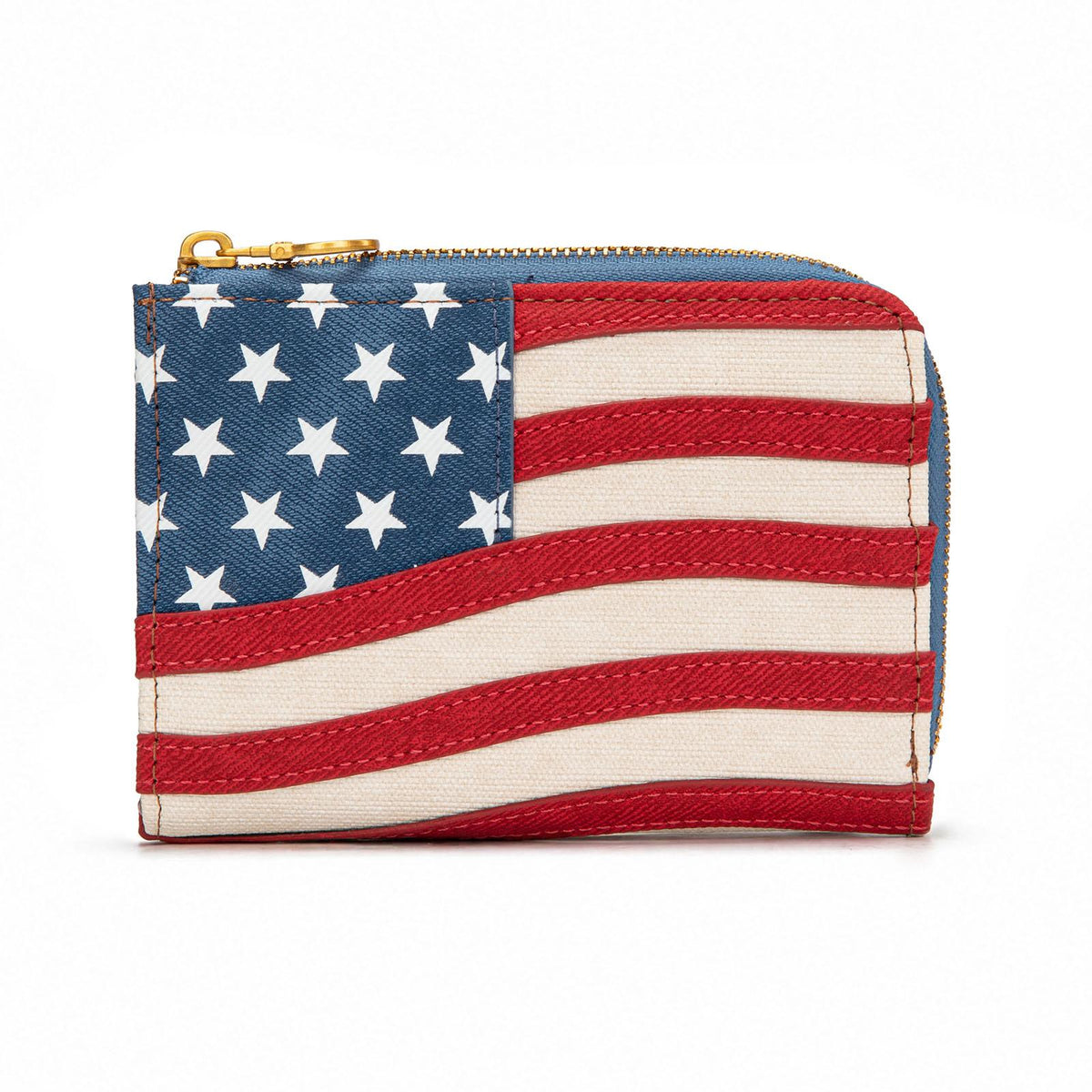 MONTANA WEST VINTAGE AMERICAN FLAG WALLET