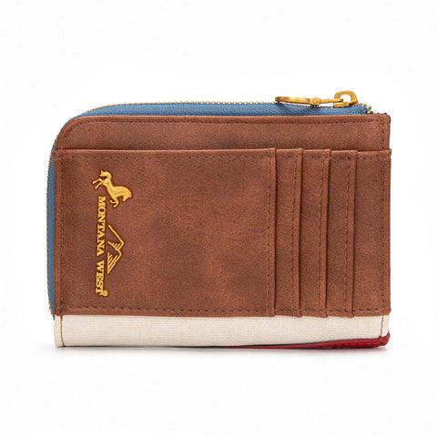MONTANA WEST VINTAGE AMERICAN FLAG WALLET