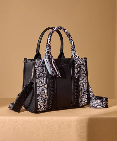 Wrangler Western Desert Paisley Tote Bag