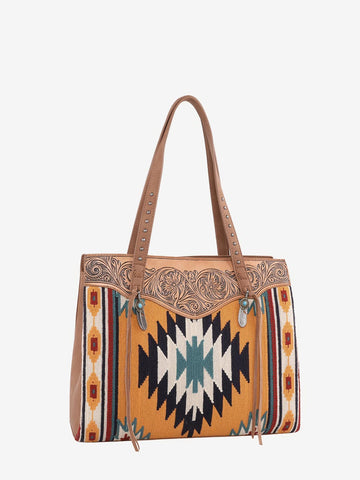 Trinity Ranch Aztec Tapestry Concealed Carry Tote - Montana West World