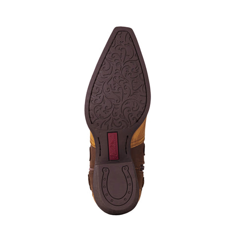Montana West Women's Western Embroidered Cowgirl Boots - Full Grain Leather, Snip Toe