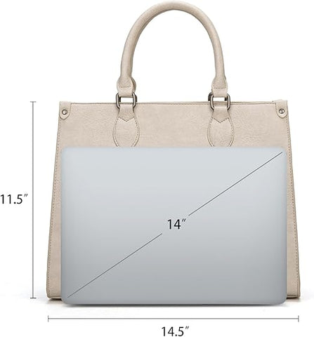 Wrangler Large Tote Bag for Women, Western Purse Work Shoulder Handbag with Crossbody Strap
