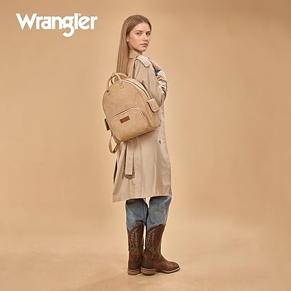 Wrangler Backpack Purse for Women Top-handle Handbags with Adjustable Strap