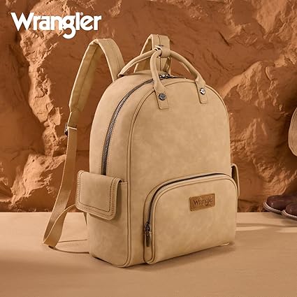 Wrangler Backpack Purse for Women Top-handle Handbags with Adjustable Strap