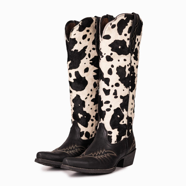 Montana West Women's Western Cowgirl Boots - Full Grain Leather, Snip Toe