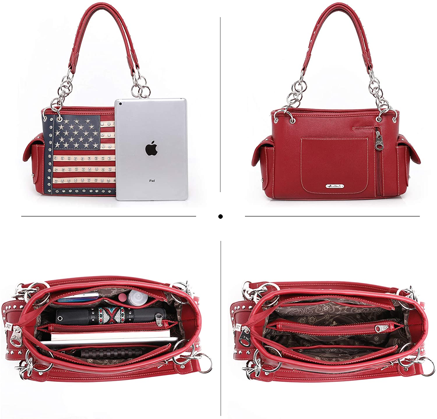 Montana West American Pride Concealed Handgun Collection Satchel