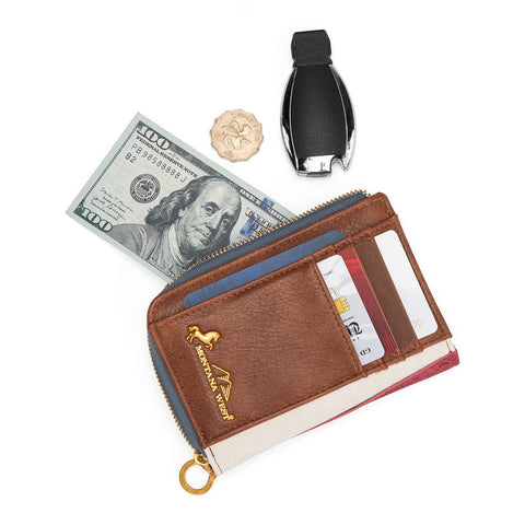 MONTANA WEST VINTAGE AMERICAN FLAG WALLET