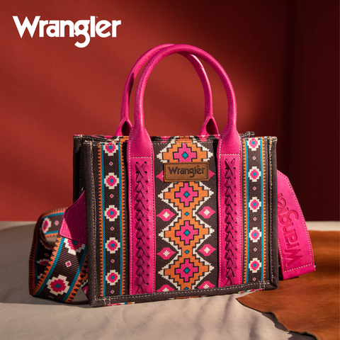 Wrangler Southwestern Crossbody Tote Bag