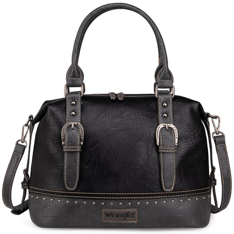 Wrangler Buckle Collection Barrel Satchel - Cowgirl Wear