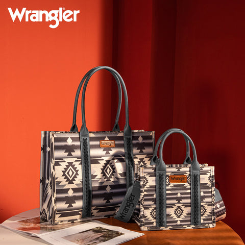 Wrangler Southwestern Crossbody Tote Bag