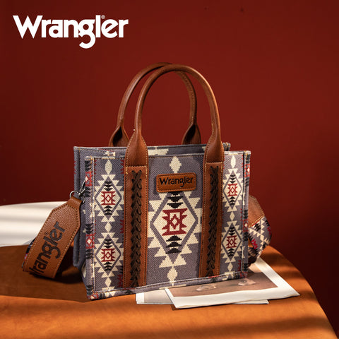 Wrangler Southwestern Crossbody Tote Bag