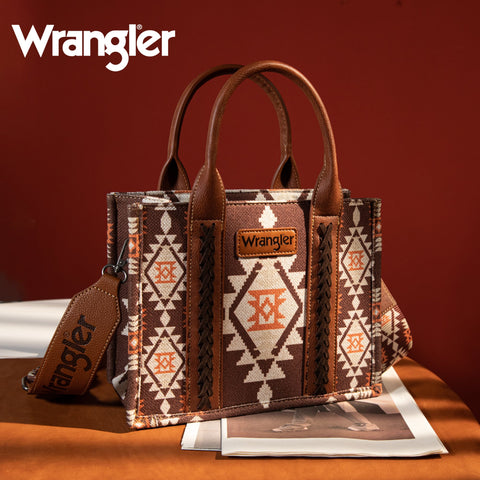 Wrangler Southwestern Crossbody Tote Bag