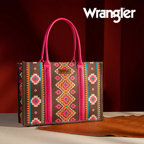 Wrangler Southwestern Crossbody Tote Bag