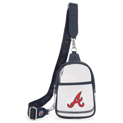 MLB Atlanta Braves Clear Mini Sling Stadium Bag