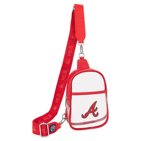 MLB Atlanta Braves Clear Mini Sling Stadium Bag