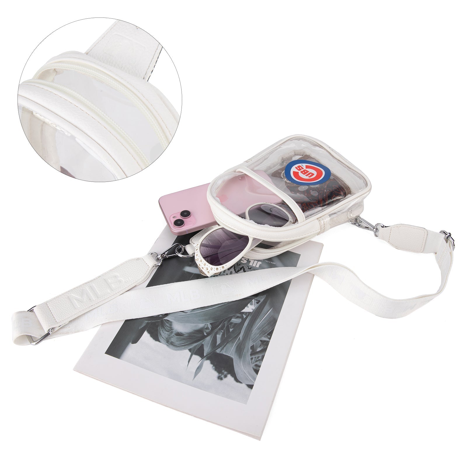 MLB Chicago Cubs Clear Mini Sling Stadium Bag