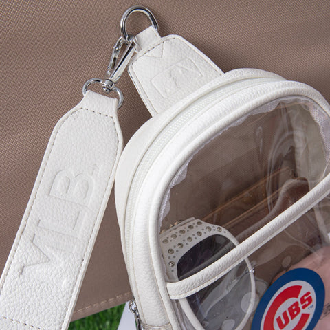 MLB Chicago Cubs Clear Mini Sling Stadium Bag