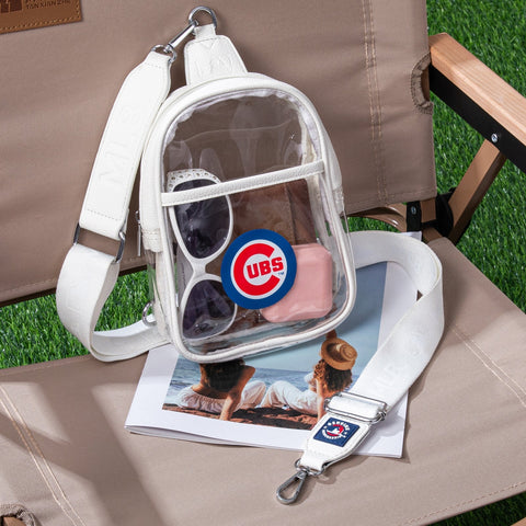 MLB Chicago Cubs Clear Mini Sling Stadium Bag