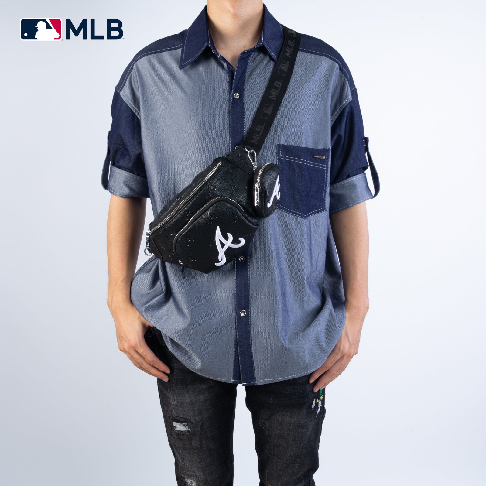 MLB Atlanta Braves Fanny Pack-Chest Bag