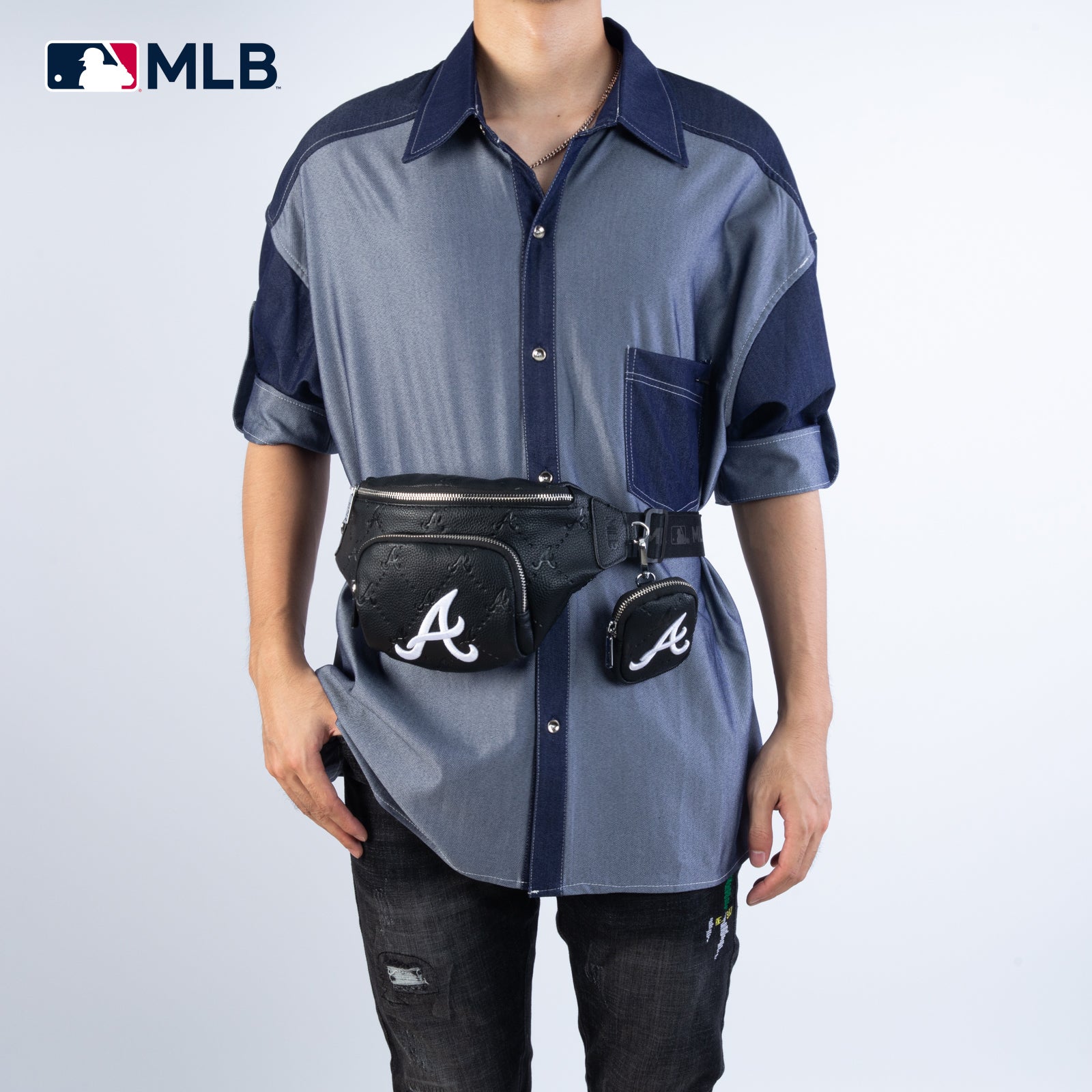 MLB Atlanta Braves Fanny Pack-Chest Bag