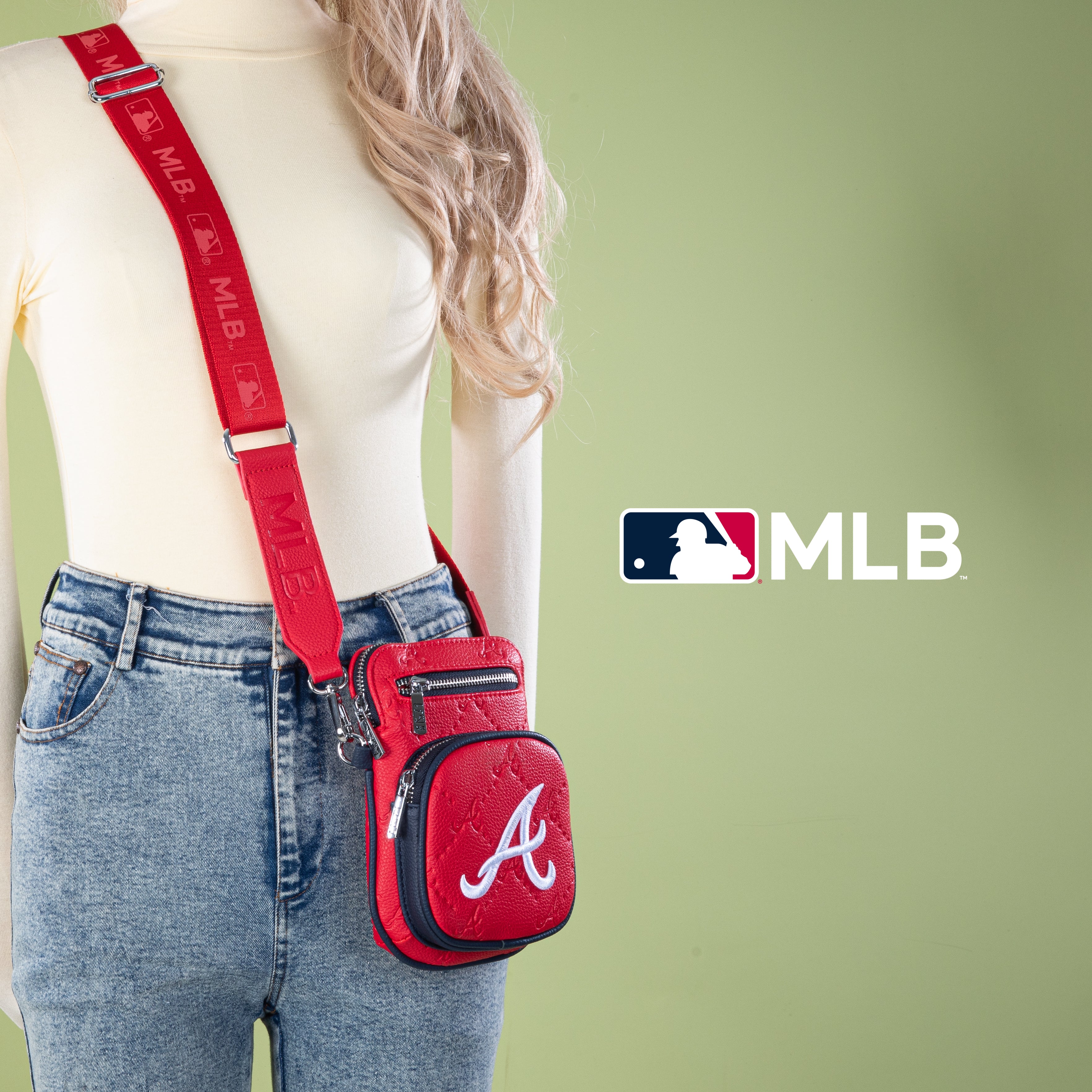 MLB Atlanta Braves Mini Crossbody Purse