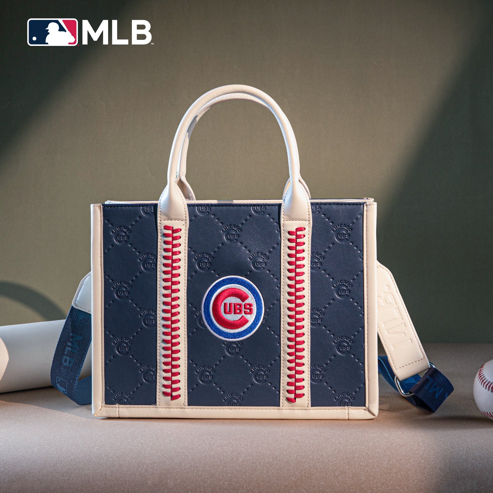 MLB Chicago Cubs Team Whipstitch Tote/Crossbody