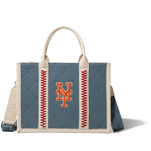 MLB New York Mets Leather Stitched Crossbody Bag