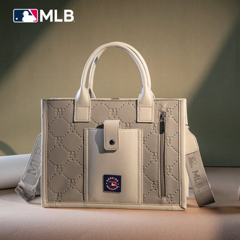 MLB New York Mets Leather Stitched Crossbody Bag