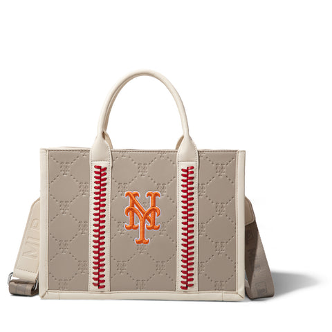 MLB New York Mets Leather Stitched Crossbody Bag