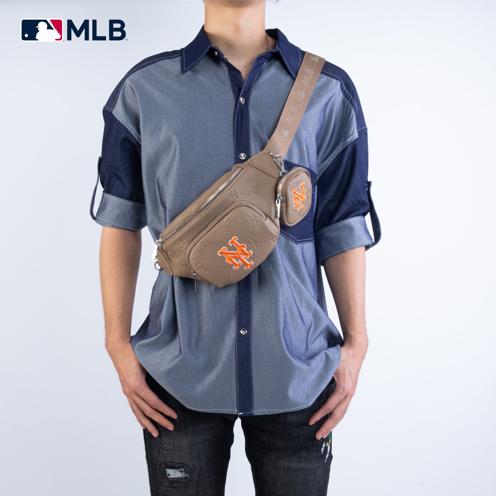 MLB New York Mets Fanny Pack-Chest Bag