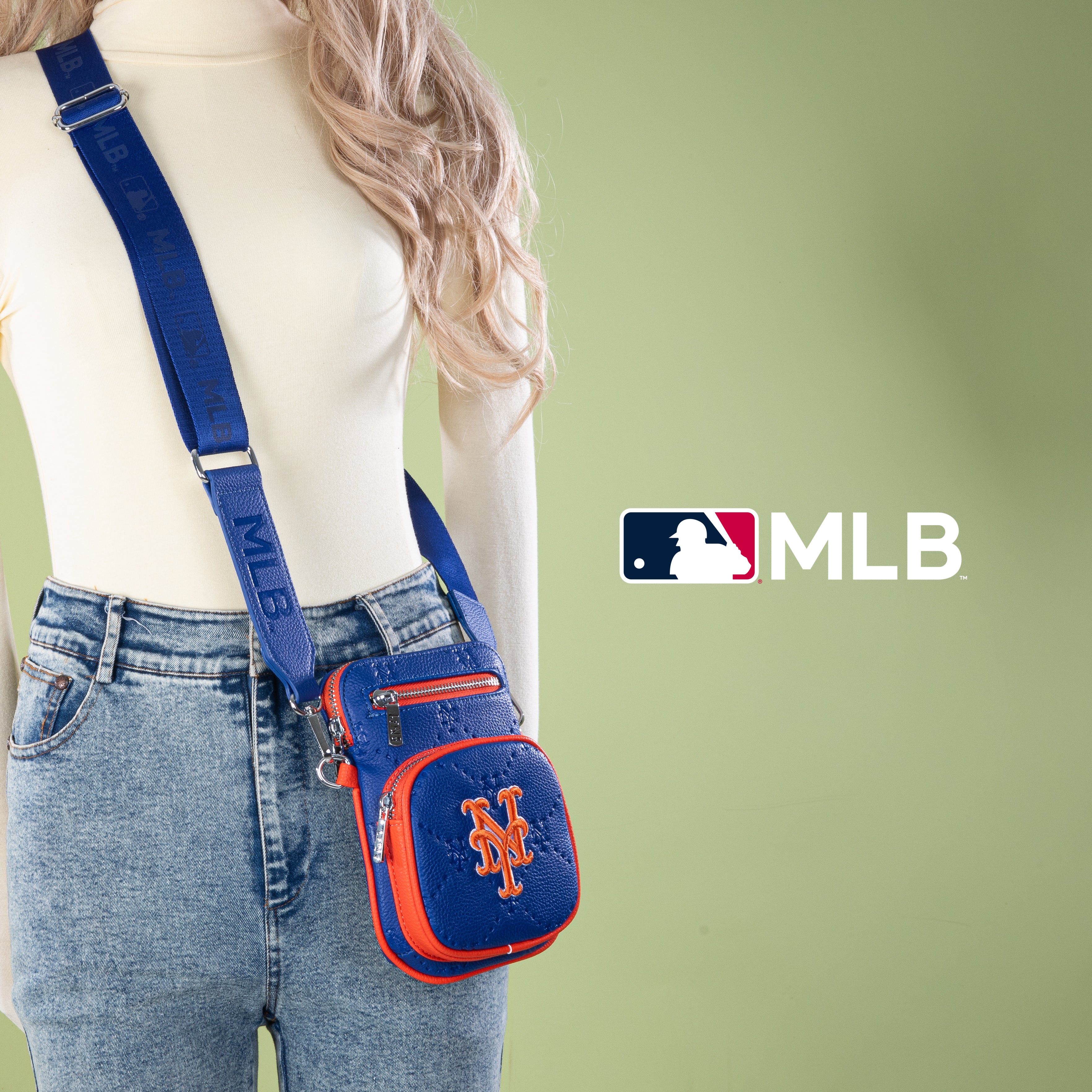 MLB New York Mets Mini Crossbody Purse