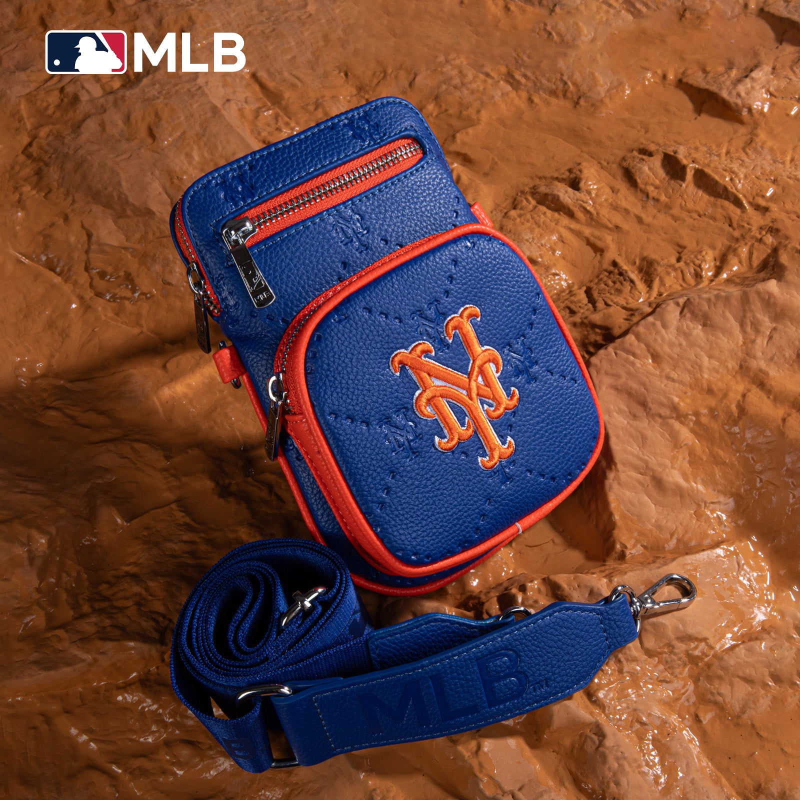 MLB New York Mets Mini Crossbody Purse